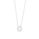 Colgante Solitario de oro blanco de 18 Kt con diamante de 0,10 a 0,53 ct