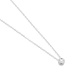 Colgante Solitario de oro blanco de 18 Kt con diamante de 0,05 a 0,53 ct
