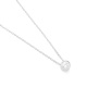 Colgante Solitario de oro blanco de 18 Kt con diamante de 0,05 a 0,53 ct
