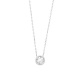 Colgante Solitario de oro blanco de 18 Kt con diamante de 0,05 a 0,53 ct