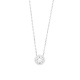 Colgante Solitario de oro blanco de 18 Kt con diamante de 0,05 a 0,53 ct