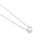 Colgante Solitario de oro blanco de 18 Kt con diamante de 0,05 a 0,53 ct