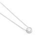Colgante Solitario de oro blanco de 18 Kt con diamante de 0,05 a 0,53 ct