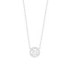 Colgante Solitario de oro blanco de 18 Kt con diamantes de 0,36 a 0,88 ct