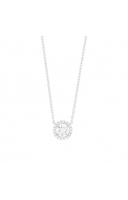 Colgante Solitario de oro blanco de 18 Kt con diamantes de 0,36 a 0,88 ct