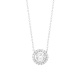 Colgante Solitario de oro blanco de 18 Kt con diamantes de 0,36 a 0,88 ct