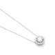 Colgante Solitario de oro blanco de 18 Kt con diamantes de 0,36 a 0,88 ct