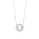 Colgante Solitario de oro blanco de 18 Kt con diamantes de 0,36 a 0,88 ct