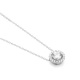 Colgante Solitario de oro blanco de 18 Kt con diamantes de 0,36 a 0,88 ct