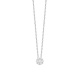 Colgante Solitario de oro blanco de 18 Kt con diamantes de 0,10 a 1,00 ct