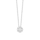 Colgante Solitario de oro blanco de 18 Kt con diamantes de 0,10 a 1,00 ct