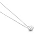 Colgante Solitario de oro blanco de 18 Kt con diamantes de 0,10 a 1,00 ct