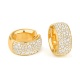Pendientes Criollas de oro amarillo de 18 Kt con diamantes de 2,50 ct