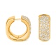 Pendientes Criollas de oro amarillo de 18 Kt con diamantes de 2,70 ct