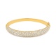 Esclava Pavé de oro amarillo de 18 Kt con diamantes de 5,50 a 5,70 ct