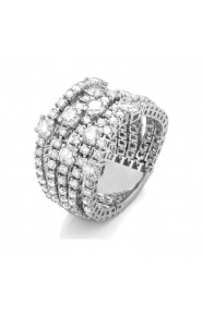 Anillo de oro blanco de 18 Kt con diamantes de 3,15 ct