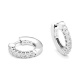 Pendientes Criollas de oro blanco de 18 Kt con diamantes de 0,50 a 4,00 ct