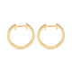 Pendientes Criollas de oro amarillo de 18 Kt con diamantes de 0,10 a 1,25 ct