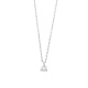 Colgante Solitario de oro blanco de 18 Kt con diamante de 0,05 a 0,83 ct