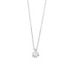 Colgante Solitario de oro blanco de 18 Kt con diamante de 0,05 a 0,83 ct