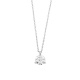Colgante Solitario de oro blanco de 18 Kt con diamante de 0,05 a 0,83 ct