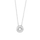 Colgante Solitario de oro blanco de 18 Kt con diamante de 0,05 a 0,50 ct
