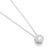 Colgante Solitario de oro blanco de 18 Kt con diamante de 0,05 a 0,50 ct
