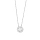Colgante Solitario de oro blanco de 18 Kt con diamante de 0,05 a 0,50 ct