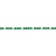 Collar Rivière de oro blanco de 18 Kt con esmeraldas de 11,89 ct y diamantes de 4,73 ct
