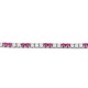 Pulsera Rivière de oro blanco de 18 Kt con rubí de 4,40 ct y diamantes de 4,00 ct